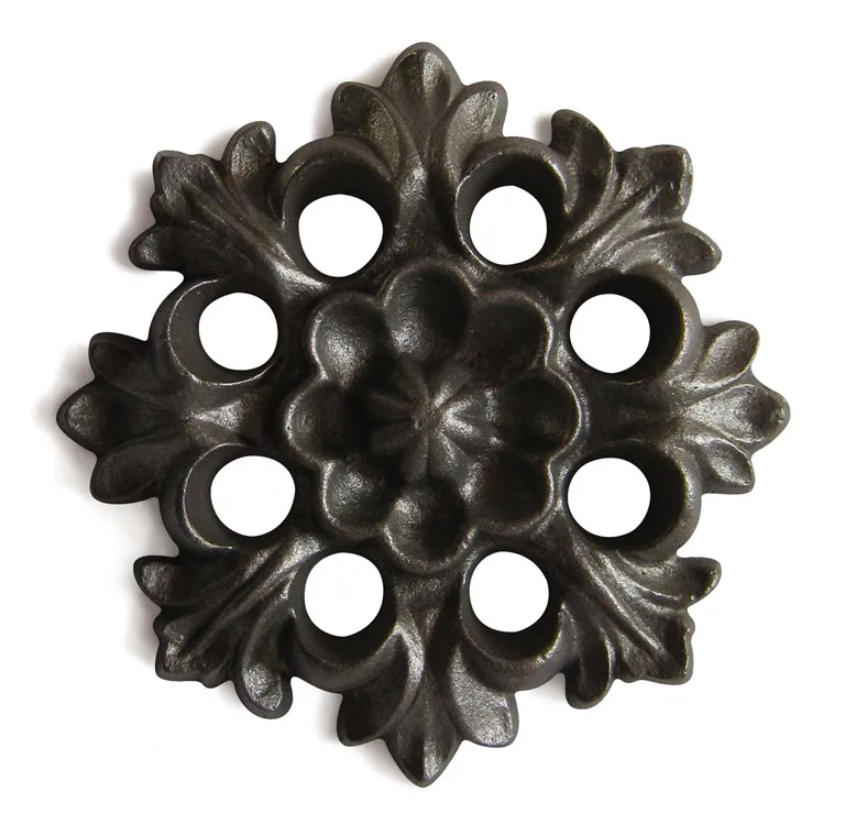 Cast Iron art metal flower leaves animal for house gate decoration