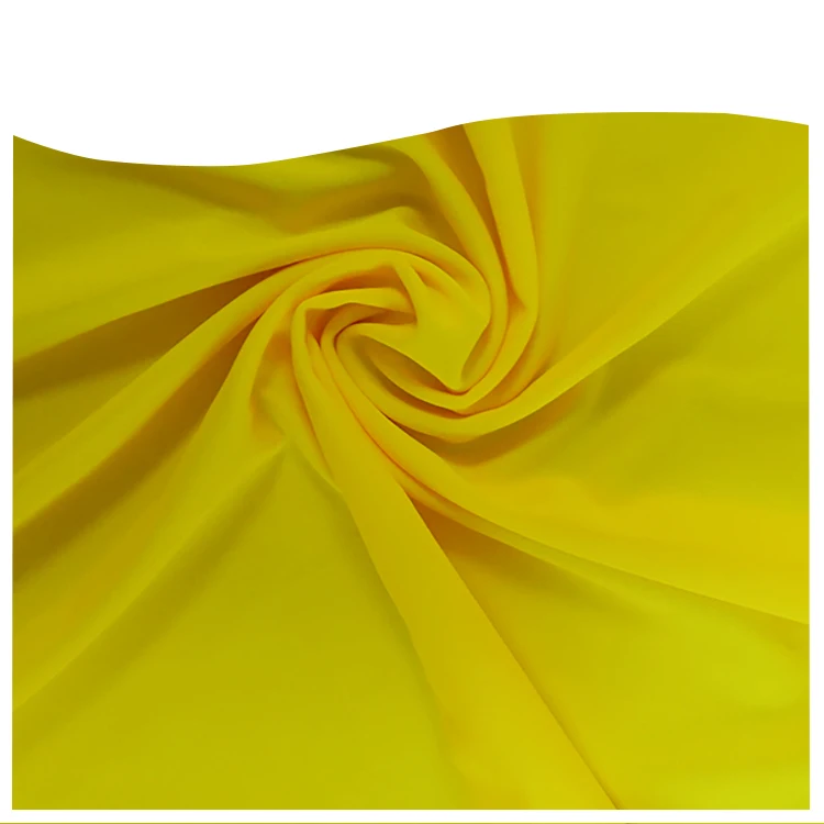 2021 Hot Sell Shinny 78% polyamide 22% elastane lounge fabric yoga tops pants set fabric