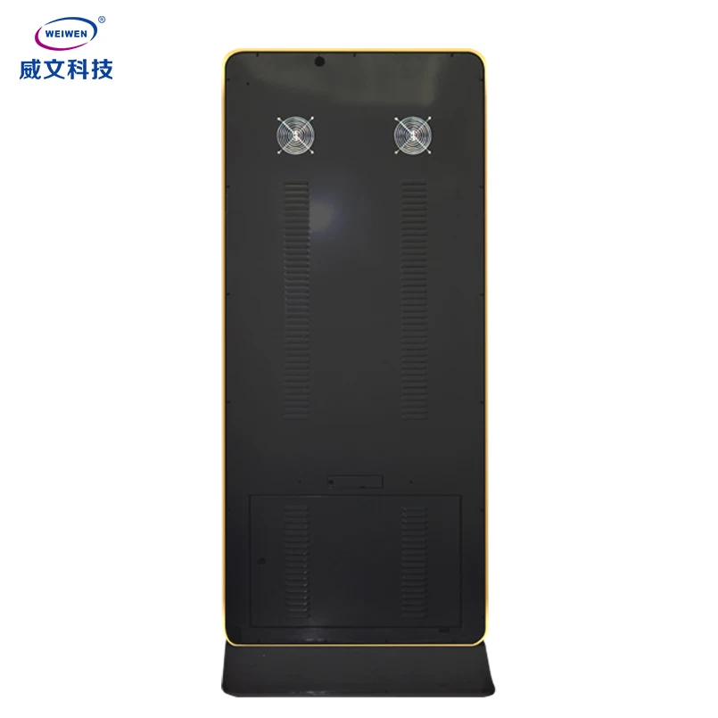 43 inch floor standing LCD photo booth touch screen kiosk with camera printer