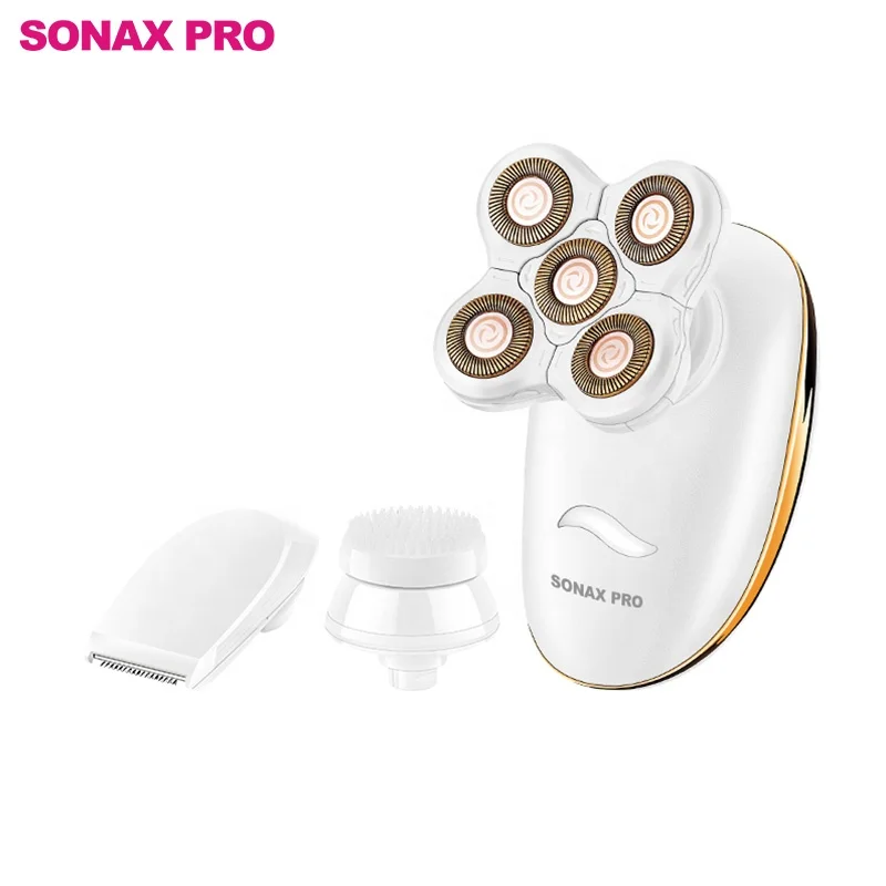 Factory Direct Sales SONAX PRO 3 in 1 Multifunctional Rechargeable USB Hair Removal Lady Shaver