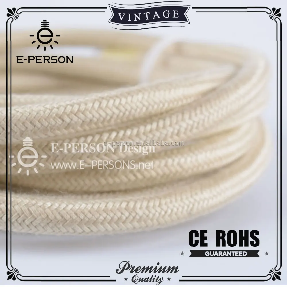 Декоративный тканевый проводной кабель, электрический провод, цветной текстильный кабель и провод