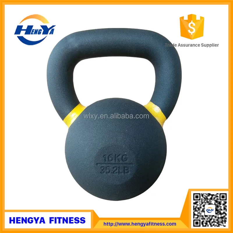 Adult Short Time Black Sport Equipment China Cast Iron Kettlebell