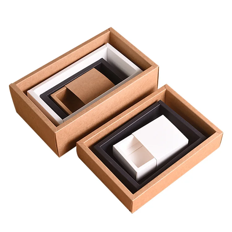 manufacturer  wholesale folding kraft paper cardboard soap box wit best price