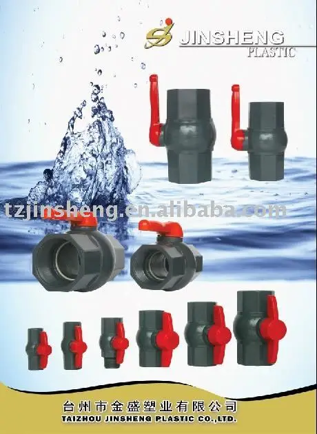 JS Irrigation PVC Octagon Ball Valve With Thread