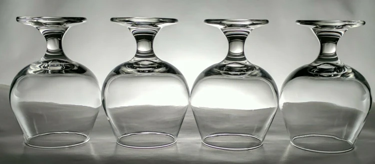 Crystal Barware Vintage Brandy Sniffers Glass Footed Cognac Glass