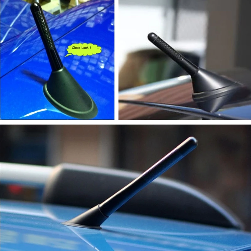 Carbon Fiber Radio Car Antenna for Ford Fiesta Ford Focus Peugeot Citroen VW Opel Astra Skoda Toyota Corolla Car Styling