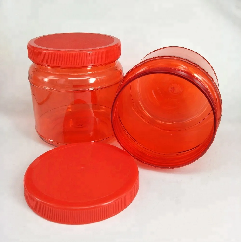 High quality wholesale PET plastic jars for food with lids