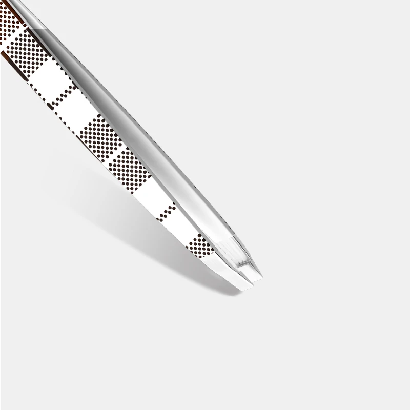 Stainless Steel Personalized Slanted Head Eyebrow Tweezer Eye Brow Tweezers