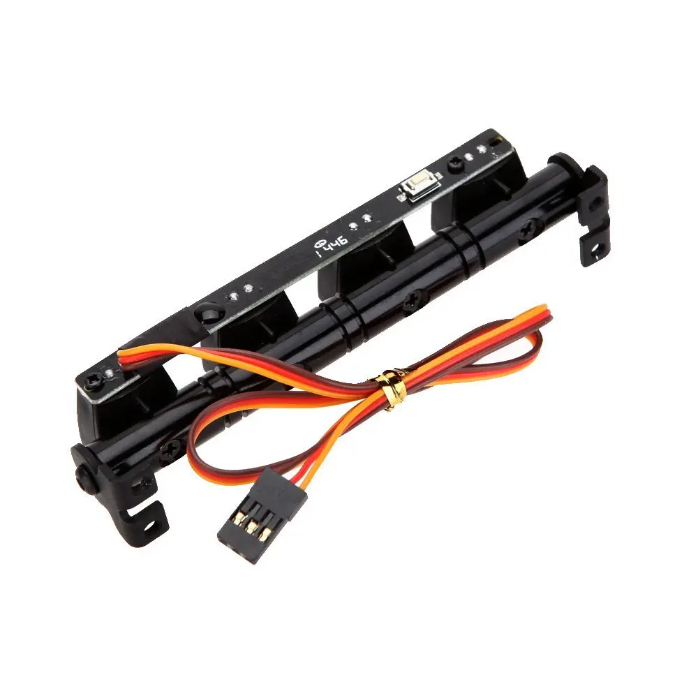 RC Roof Mount Multi-function Ultra Bright LED Lamp Light for 1/10 1/8 RC HSP TAMIYA CC01 4WD Axial SCX10 Model Car