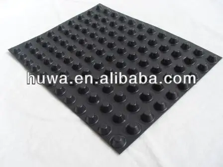 
plastic garage green roof system basement supplier drainage waterproofing sheet 