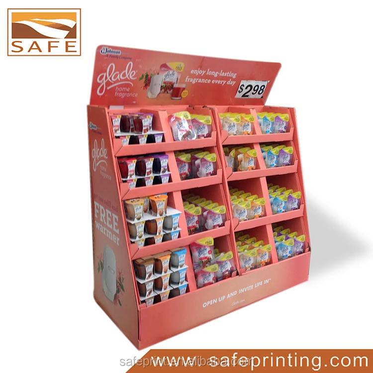 
China Manufacturer Custom Portable Floor Display Stand, Promotional Product Pop Cardboard Display Stand, Cardboard Pos 