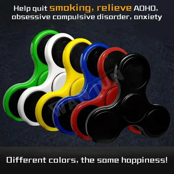 LED hand spinner glow in the dark/beautiful fidget spinner