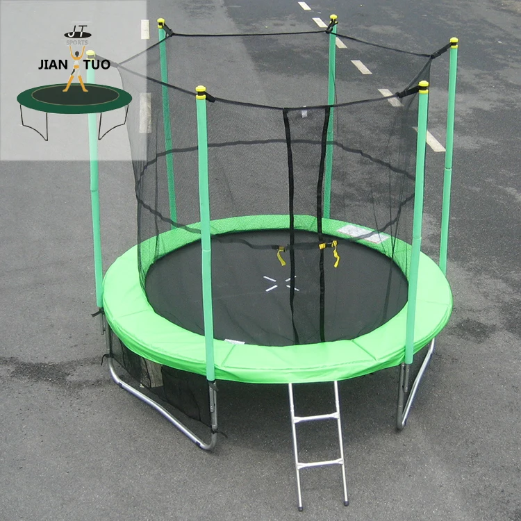 
JianTuo Sports 2M 3M 4M 5M Round Kids Trampoline With Safety Net 