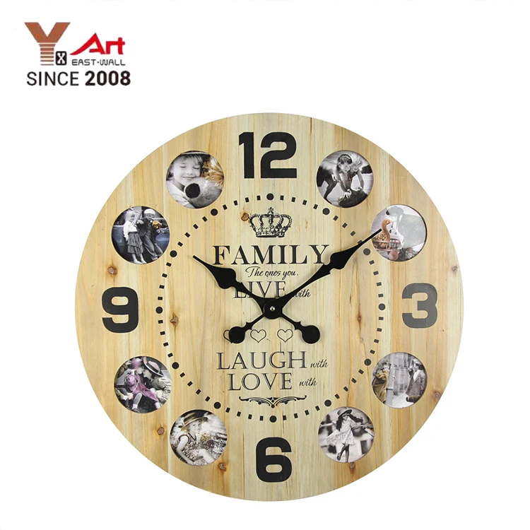 Nice Quality Direct Factory Price Vintage Style Antique Wooden Pendulum Wall Clock