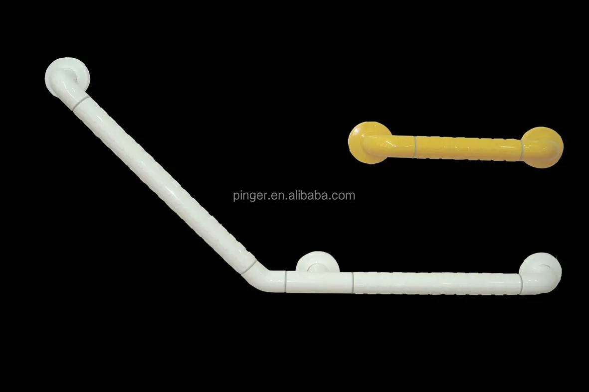 
135 degree grab bar for toilet 