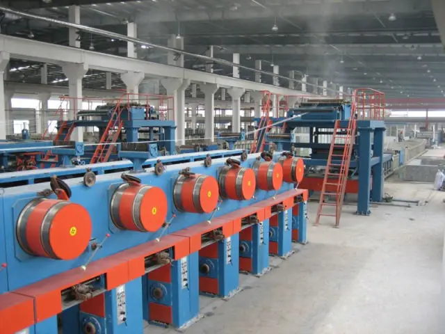 
Steel Wire Quincunx Inverted Take Up Machine 