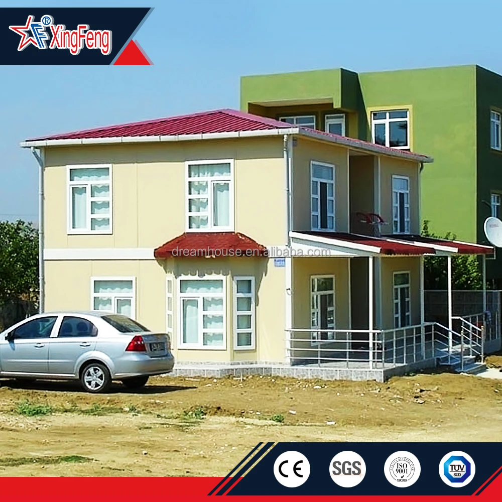 luxury prefabricated steel structure building/France masion/prefab light steel villa