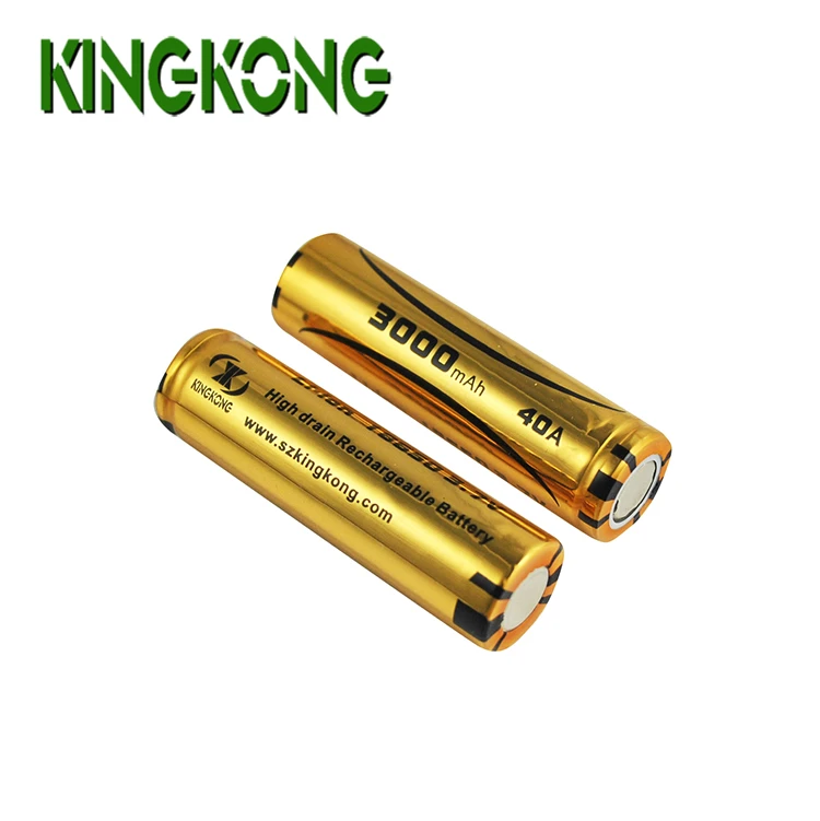 Wholesale 18650 3000mAh 3.7V  Li-ion  Rechargeable Battery