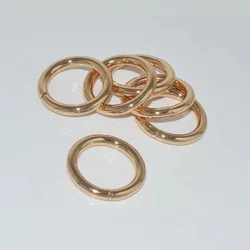 China supplier metal o ring buckles gold metal round ring for bags and shoes