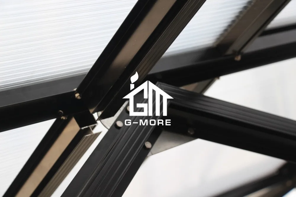 G-MORE Titan/Grange Series, 5M Width/14M length, Super Strong Aluminum/10MM Polycarbonate Large Commercial Greenhouse(GM32514-B)