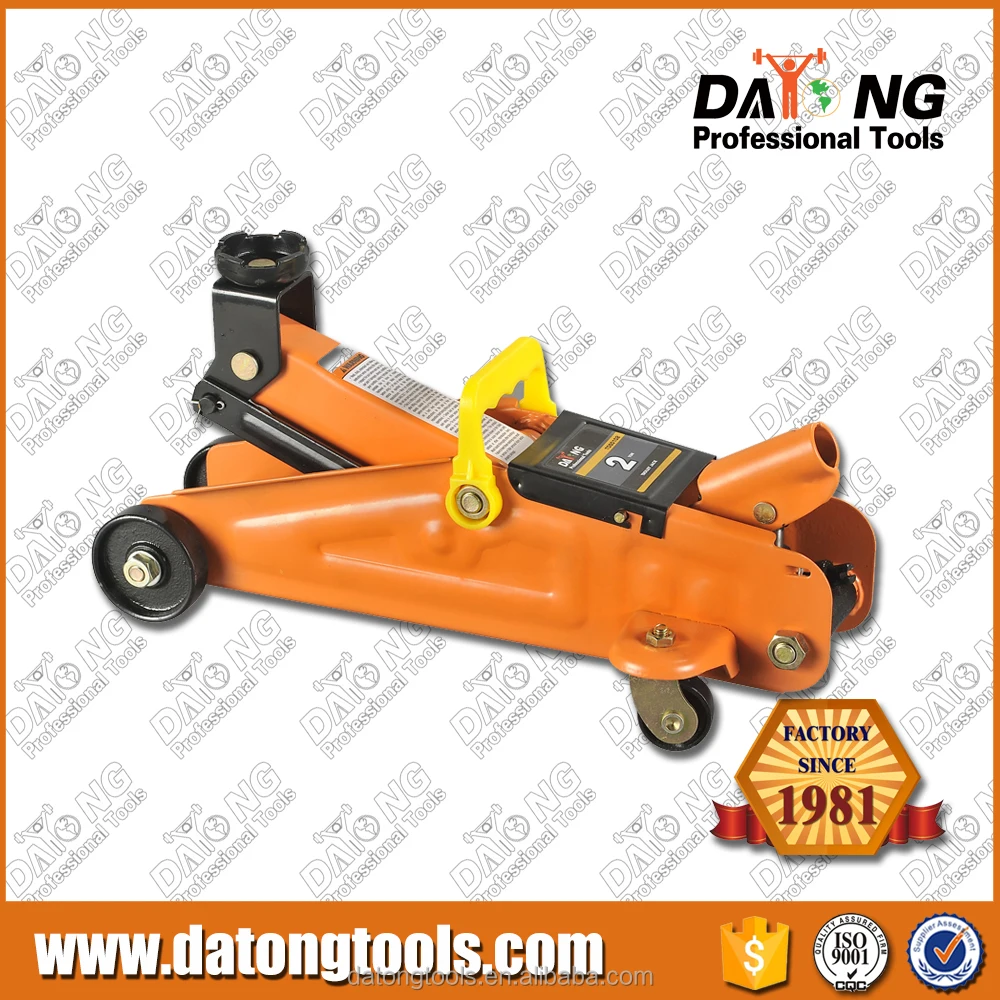 2T Porta Floor Jack WIth Handle Color Box Package Hydraulic Trolley