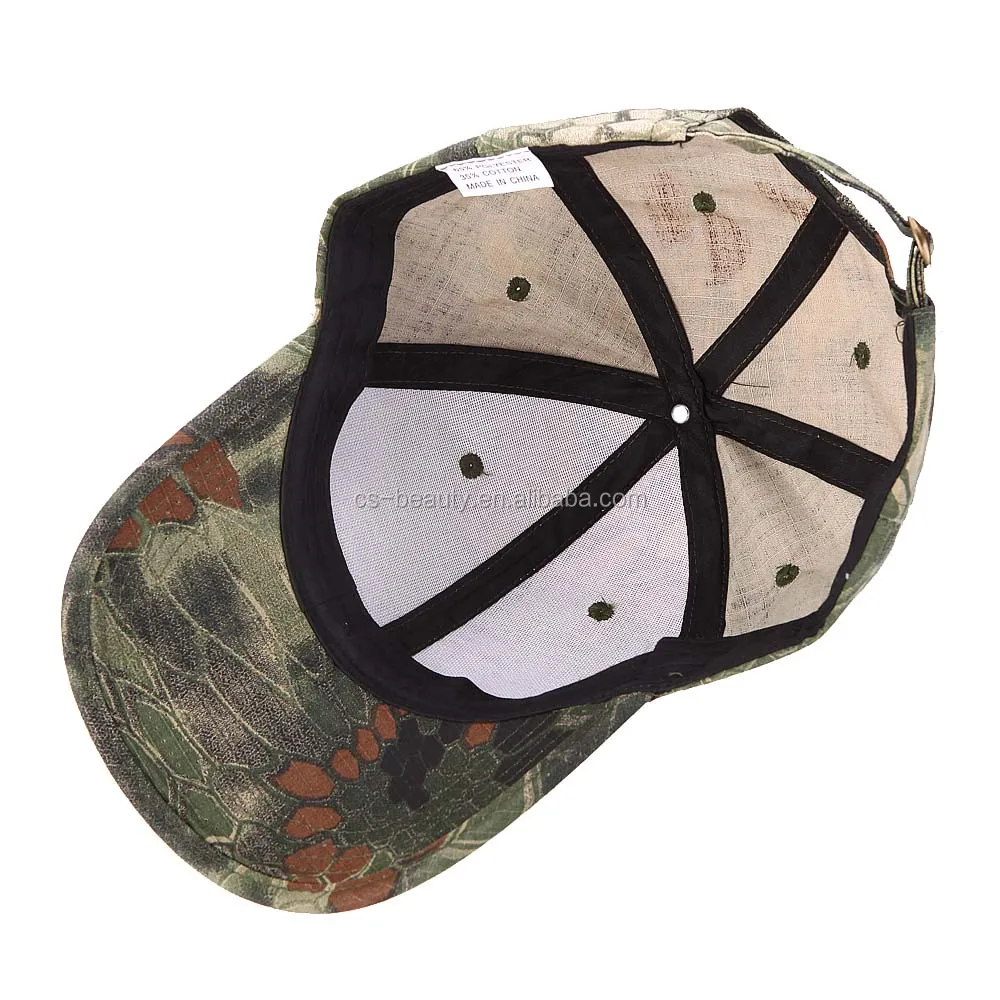 Kryptek Typhon Camouflage Hunting Sun Hat / Mandrake Camo Hiking Travel Caps / 6 Panel Army Military Baseball Cap