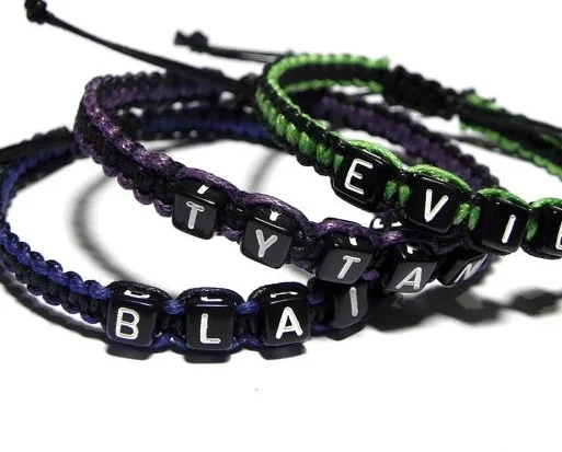 Fashion Personalized Name Bracelet for Beads Bracelet Custom Couple Jewelry for Gift