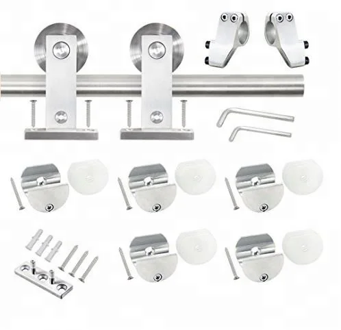 
heavy duty barn wooden door hardware sliding hanging wheel 