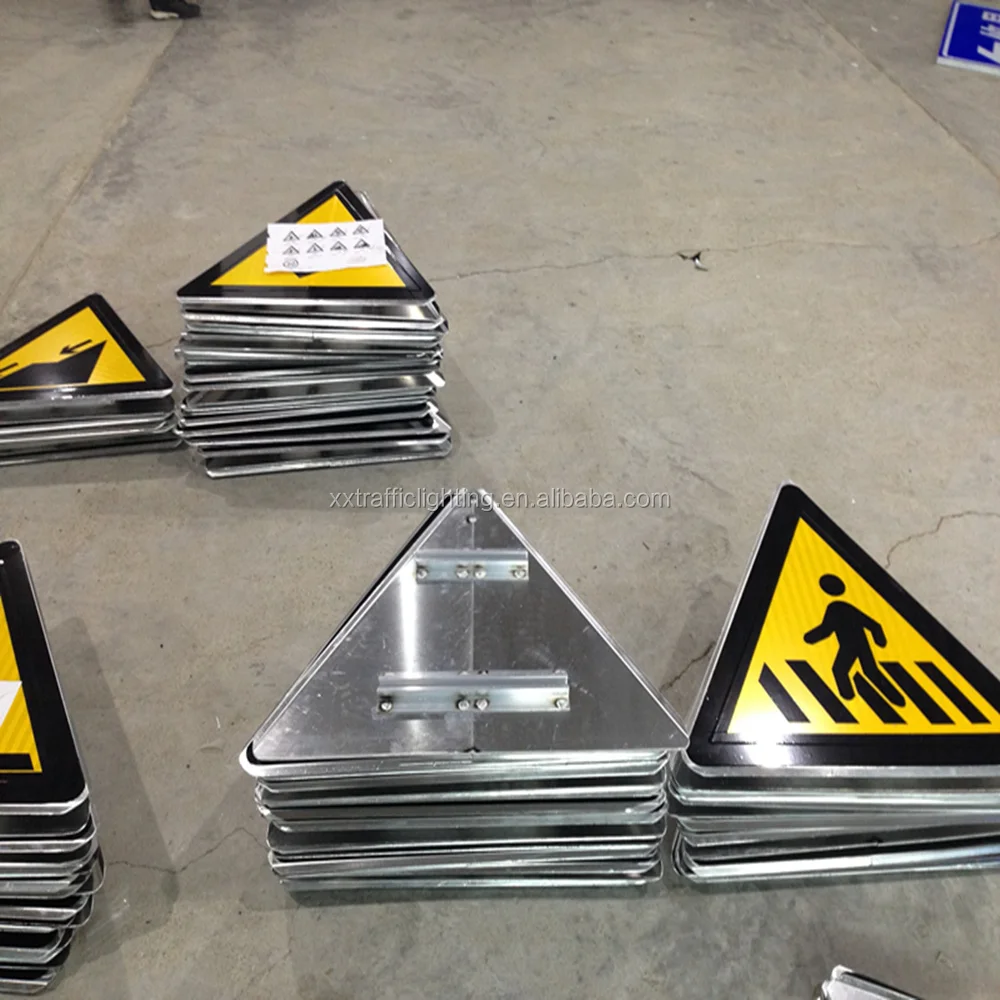China alibaba supplier road hazard car warning signs/traffic warning sign
