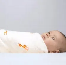 120*120cm Fox Bear Miracle Baby Muslin Swaddle Blanket Newborn Baby use Functional Blanket
