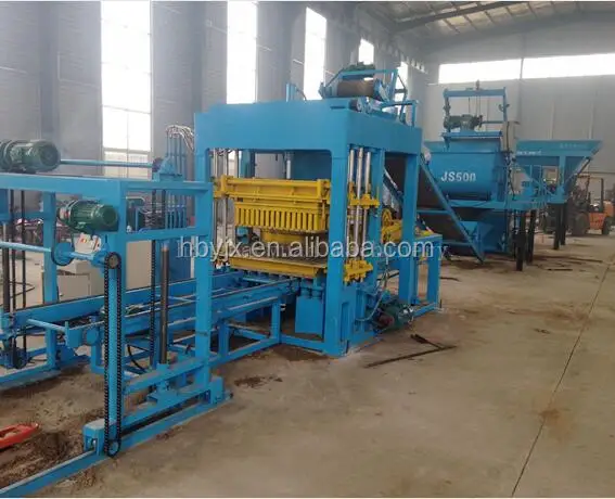 Bangladesh Full production line QTJ5-15 full automatic brick concrete block hydraulic hyper press brick machine plant price