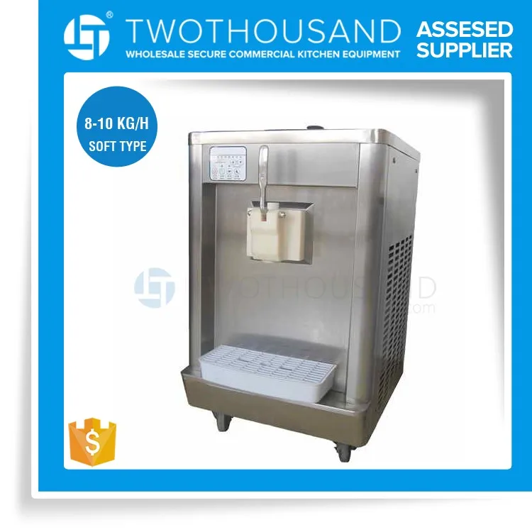 8~10KG/H Table Top Soft Serve Greatone Icecream Making Machine