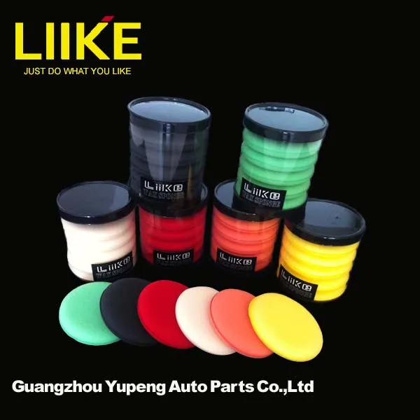 Round shape car cleaning sponge polishing foam pad