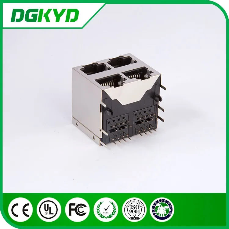 DGKYD59212288GWA1DY1E щит стек двойная колода 2x2 четыре порта rj 45 разъем