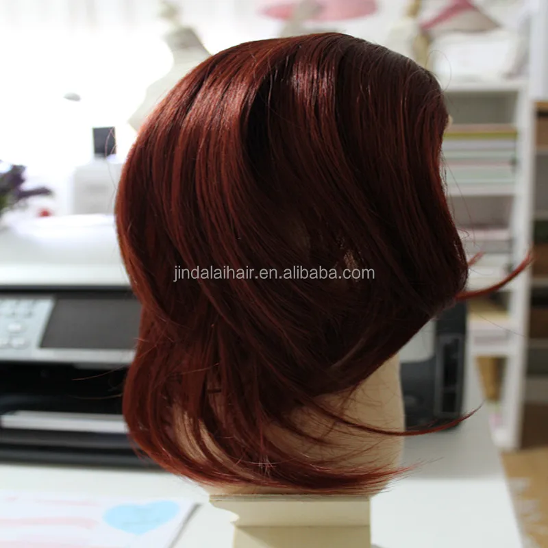 2024 Factory Price Fashion Cute Middle Parting Heat Resistant Hair BJD Doll Wigs