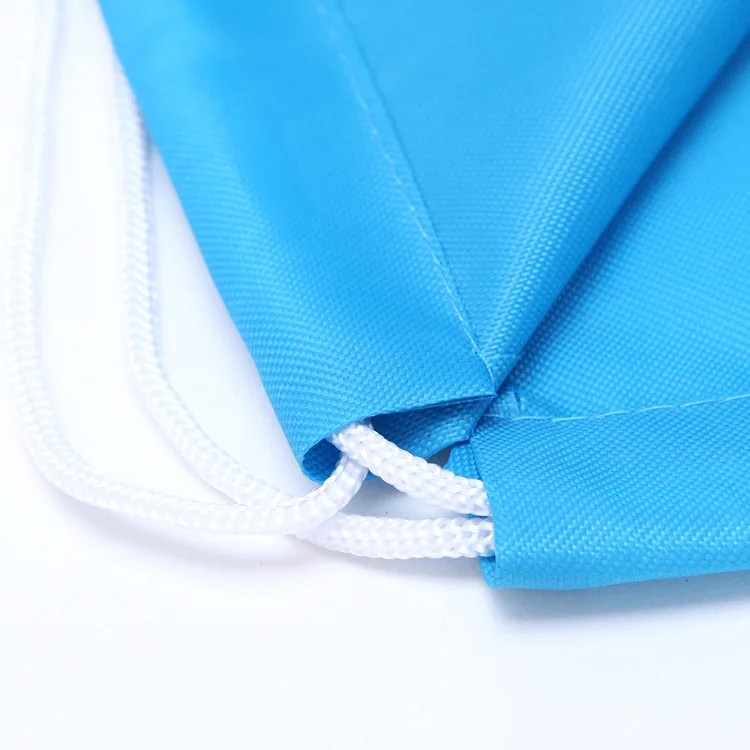 Custom Printing Foldable Backpack Polyester Drawstring Bag For Tool