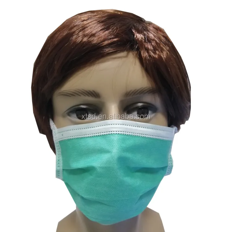 Adjustable Black Disposable Face Mask with Tie Strings 100 Count Quirurjica Para El Rostro Mascarilla for Adults