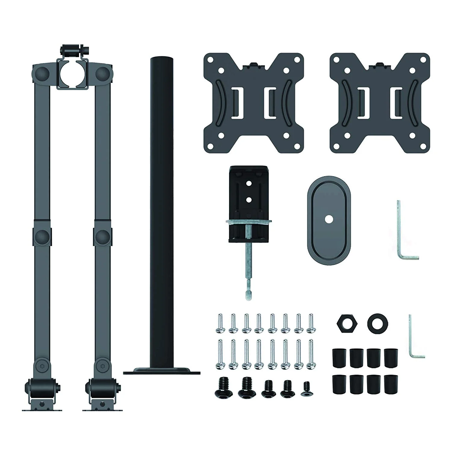 
Hot Selling Computer Economical Dual Monitor Mount 13-27 Inch LCD Monitor Desk Monitor Mounts 