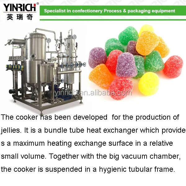 factory price Automatic jelly candy production line