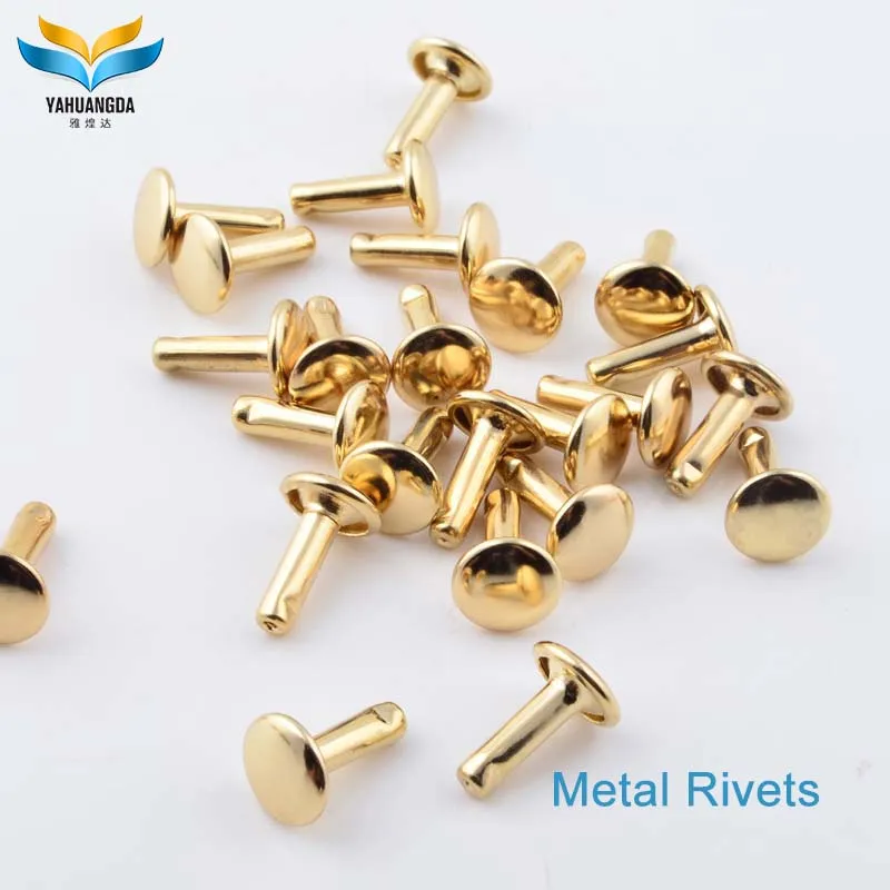 custom metal decorative handbag button rivets