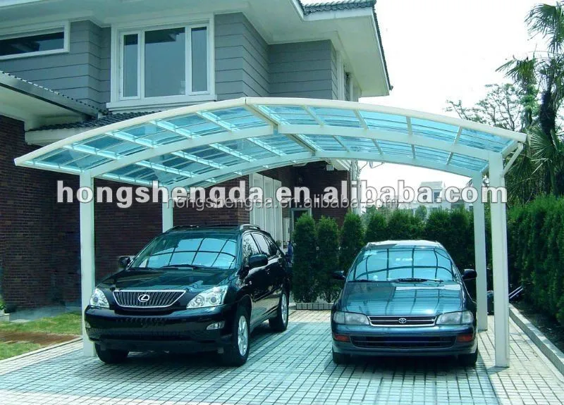 prefabricated steel tube polycarbonate carports supplier