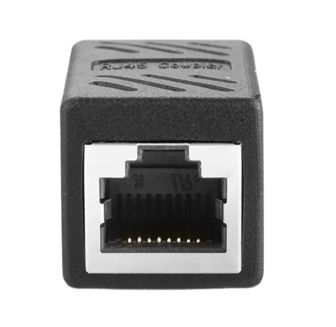 Wholesale RJ45 Female To Female CAT6 Network Ethernet LAN Connector Adapter