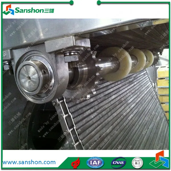 China Industrial Blast Tunnel IQF Freezer Machine