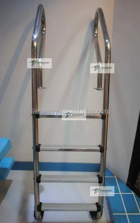 swimming pool platform, ladder accessory