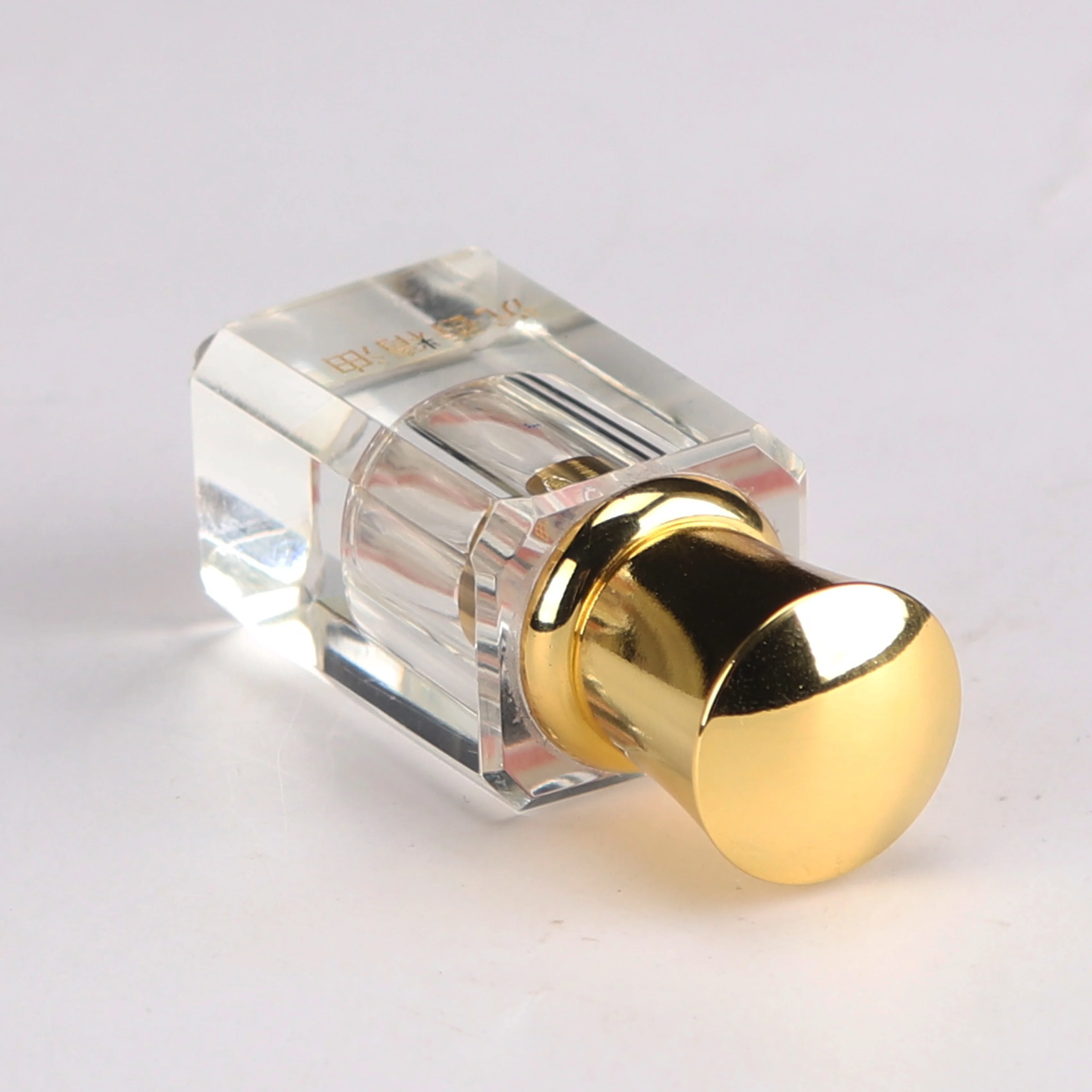 
Unique Design 1ml Mini Small Glass Crystal Refillable Essential Oil Perfume Bottle with Roller Ball 