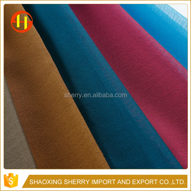 Wholesale dyed 100% polyester twist dobby georgette fabric for women dress and suit