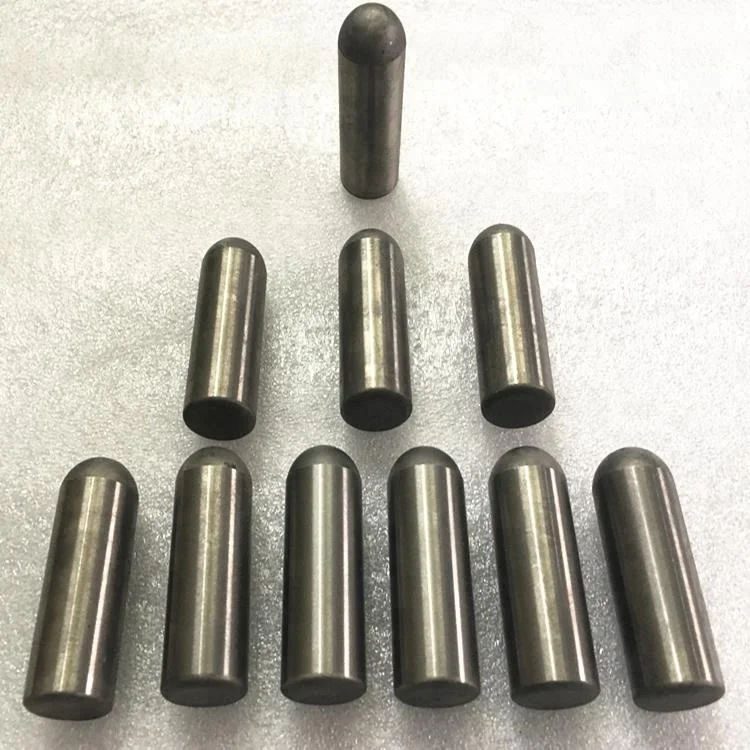 Булавочная вставка из карбида вольфрама для сверл для нефтяного поля, булавочный стержень из цементированного карбида для HPGR