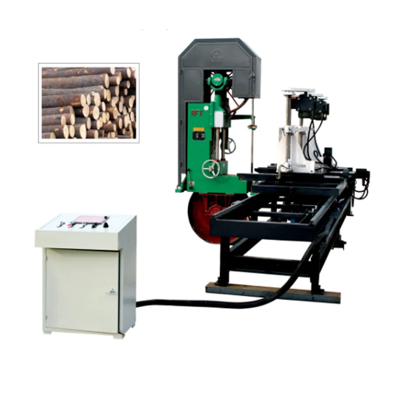 Log Automatic Wood Band Saw Wooden Carriage Machine