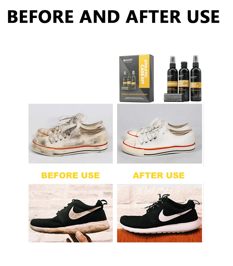 ultimate shoe cleaner kit include shoe  cleaner  ,deodorizer, shoe shield