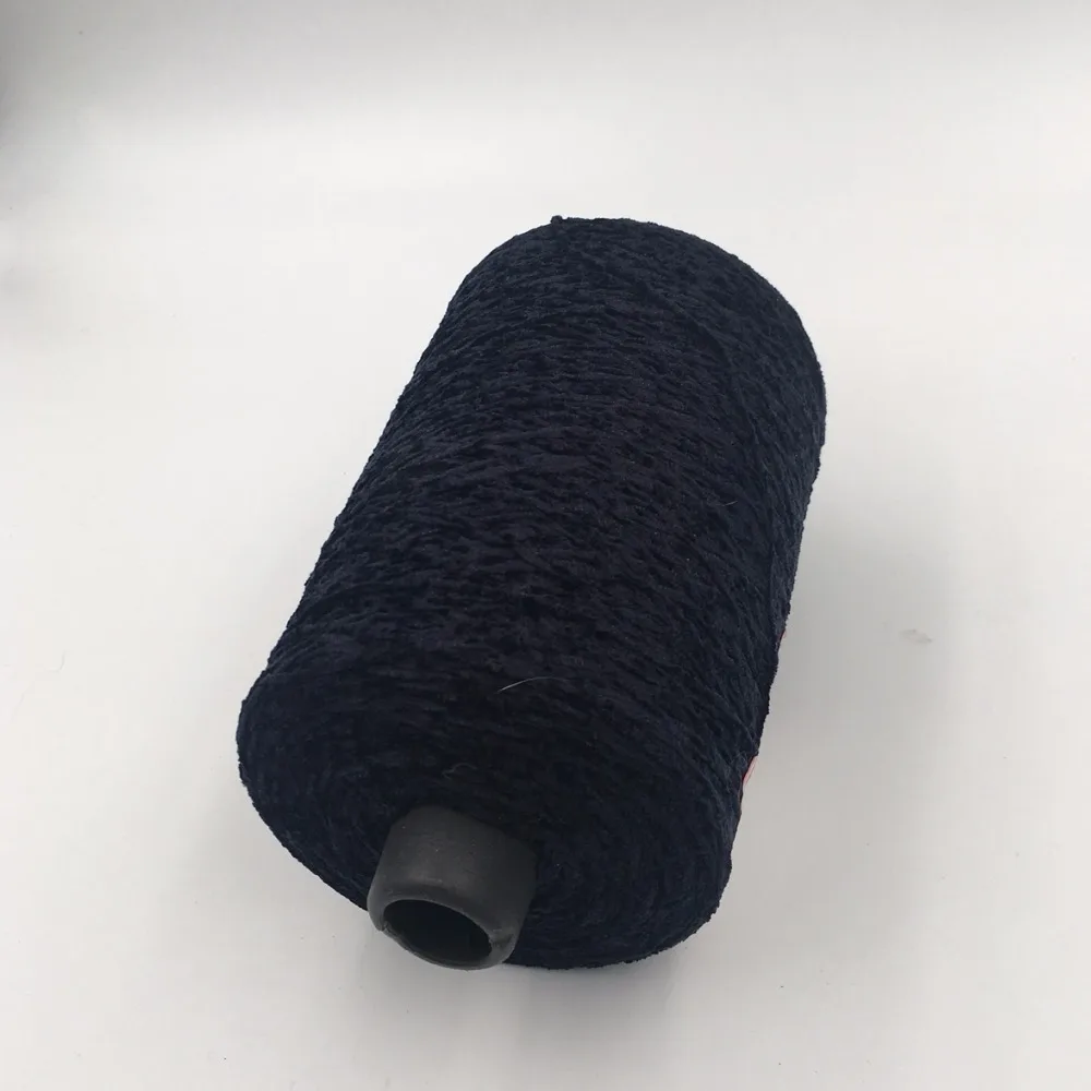 
best hot wholesale 1/4NM 100% Polyester Chenille Yarn Dyed 